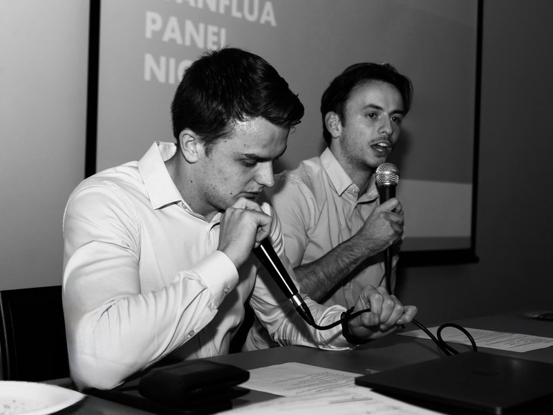 Dr. Cory Dugan speaking on a panel